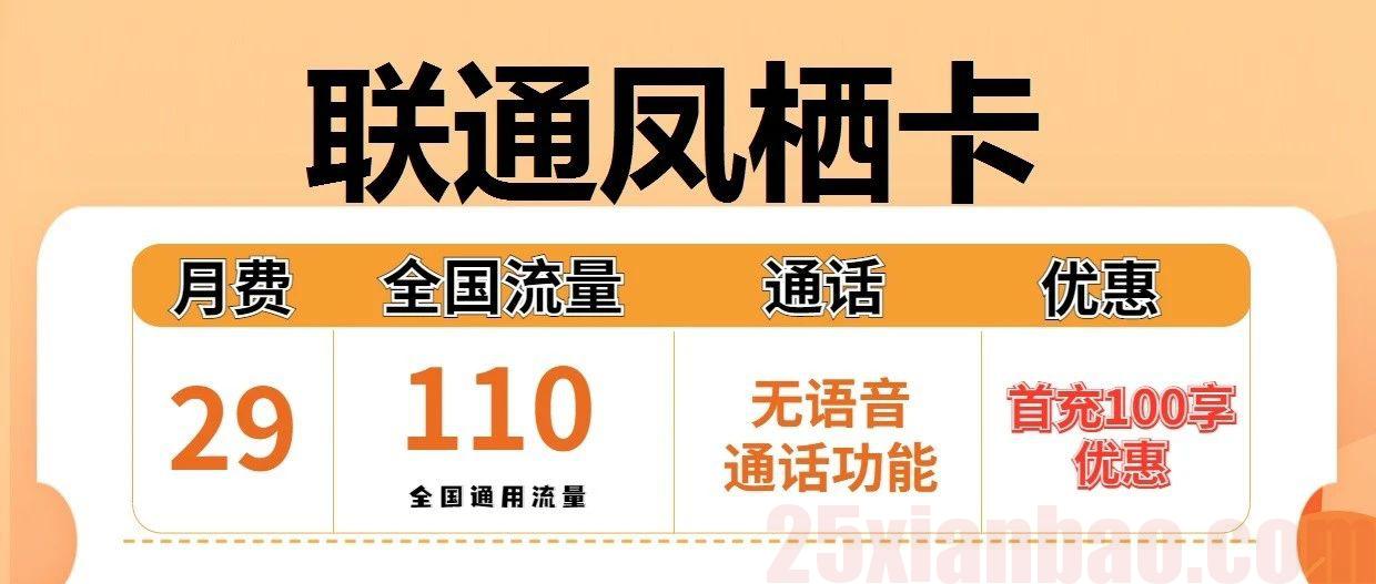 【即将下架】长期29月租110G流量，天生防骚扰，第二卡槽必备！
