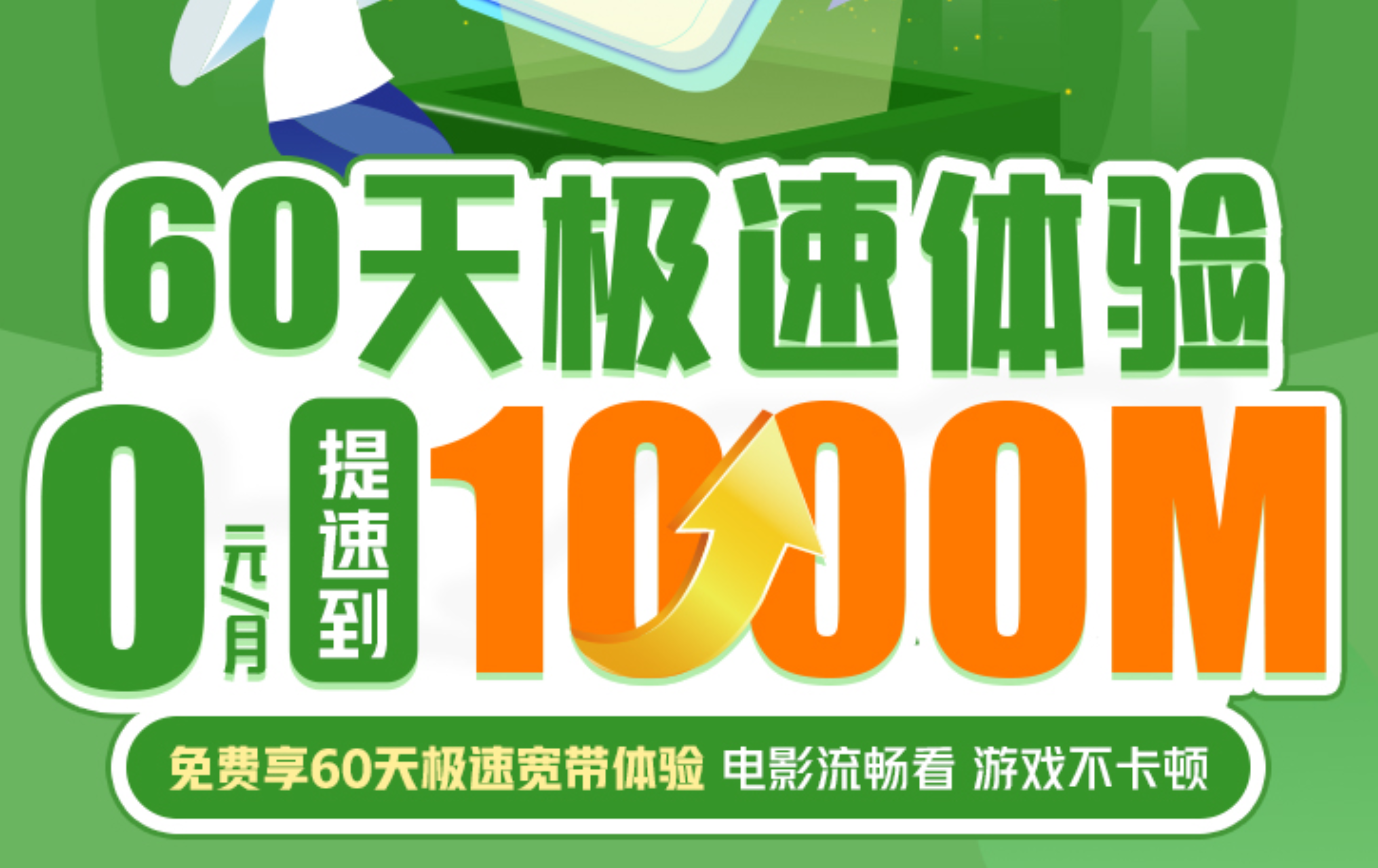 云南联通1000M宽带提速包