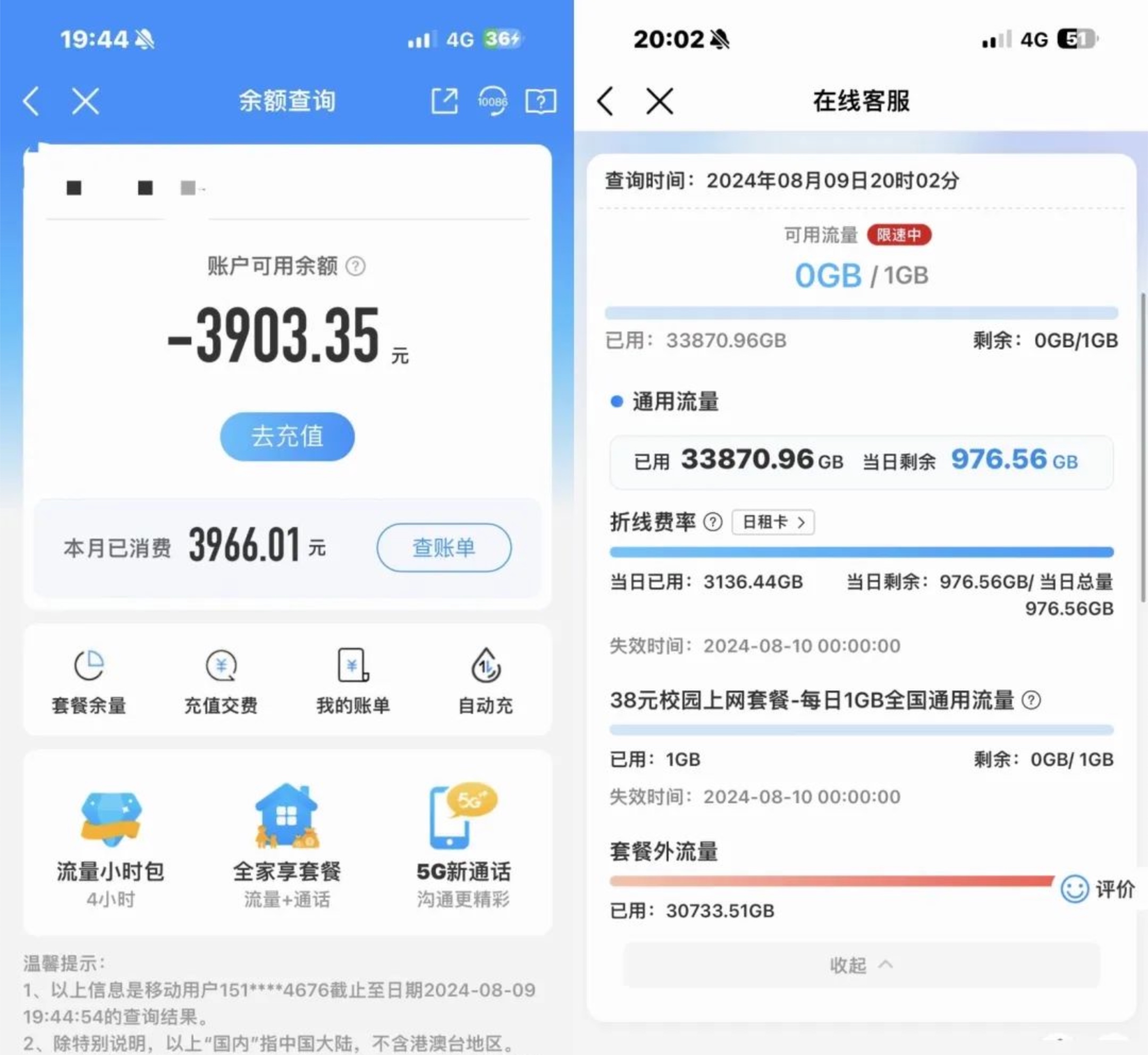 内蒙古移动奶牛卡用户，一觉醒来2个W没了！