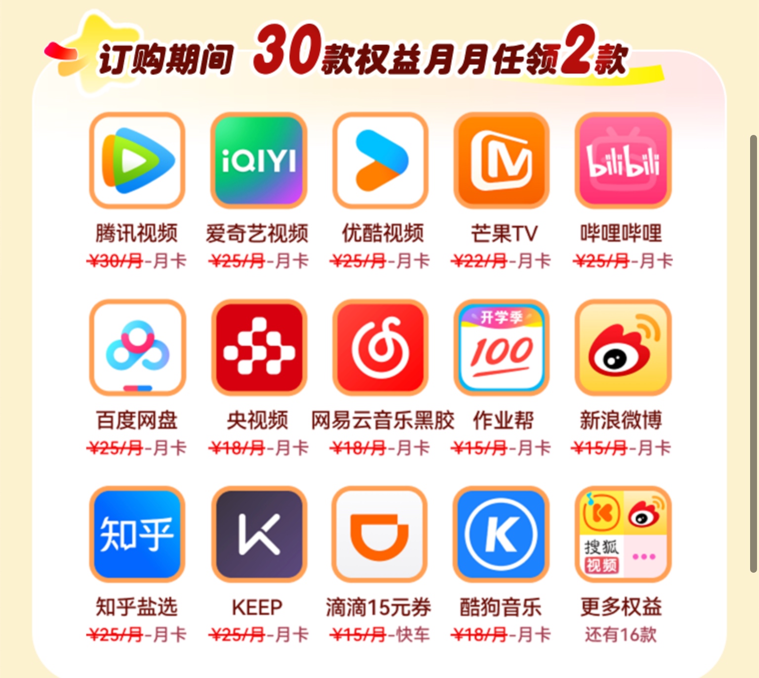 联通白嫖2个自选会员，电信话费大羊毛 |近日神车回顾