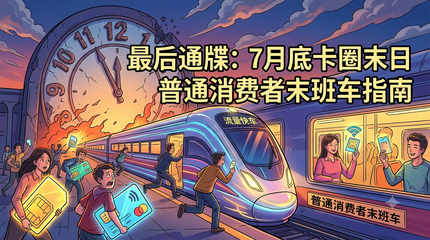 最后通牒：7月底卡圈末日，普通消费者末班车指南