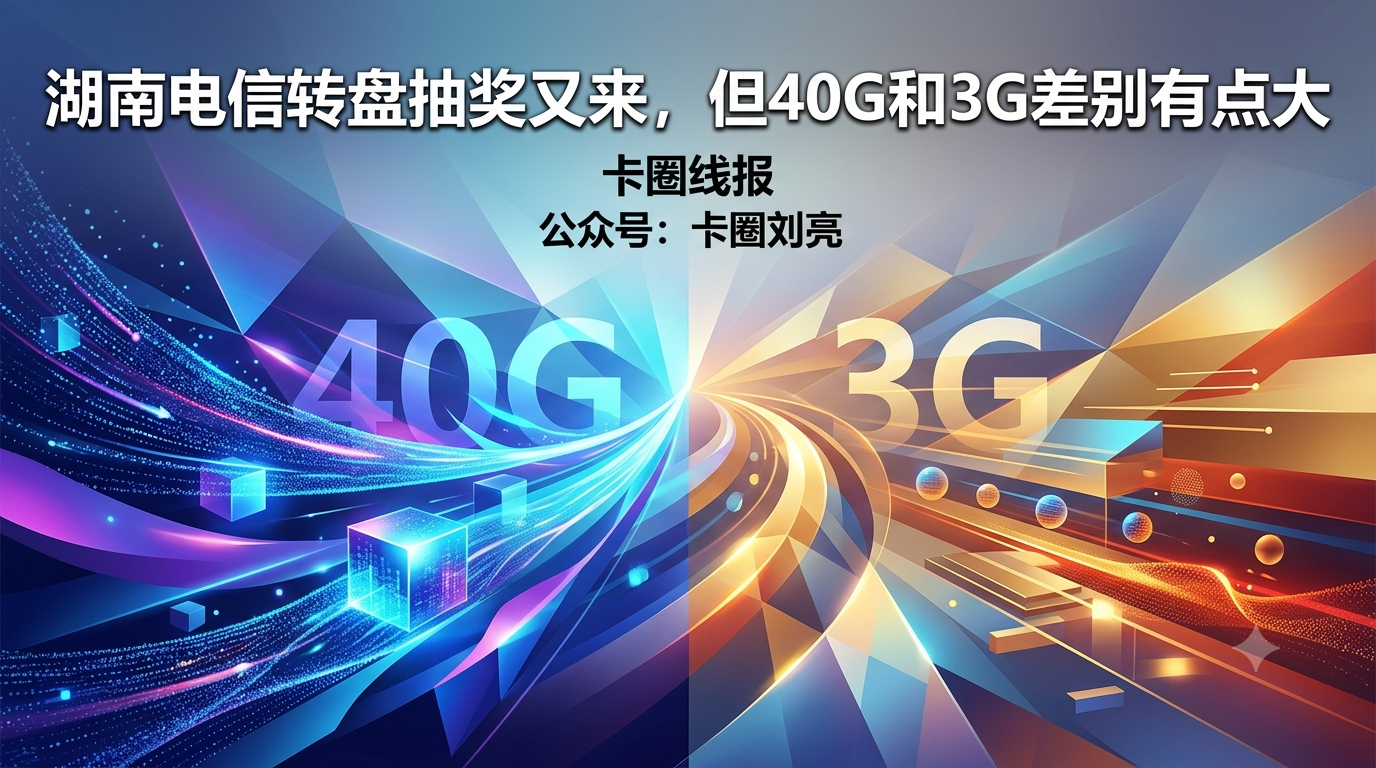湖南电信转盘抽奖又来，爽抽40G！每天试试呗~