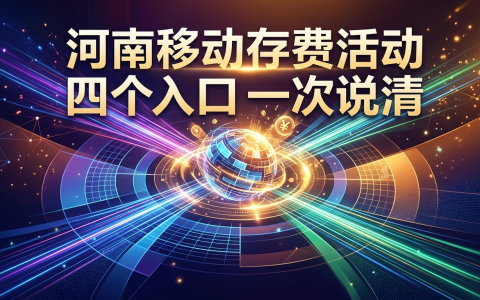 河南移动存费活动，四个入口一次说清